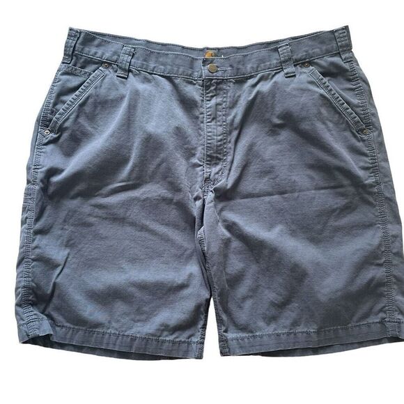 Carhartt Gray Relaxed Fit Shorts Men’s Size 42 Pockets Casual Work - Picture 1 of 4